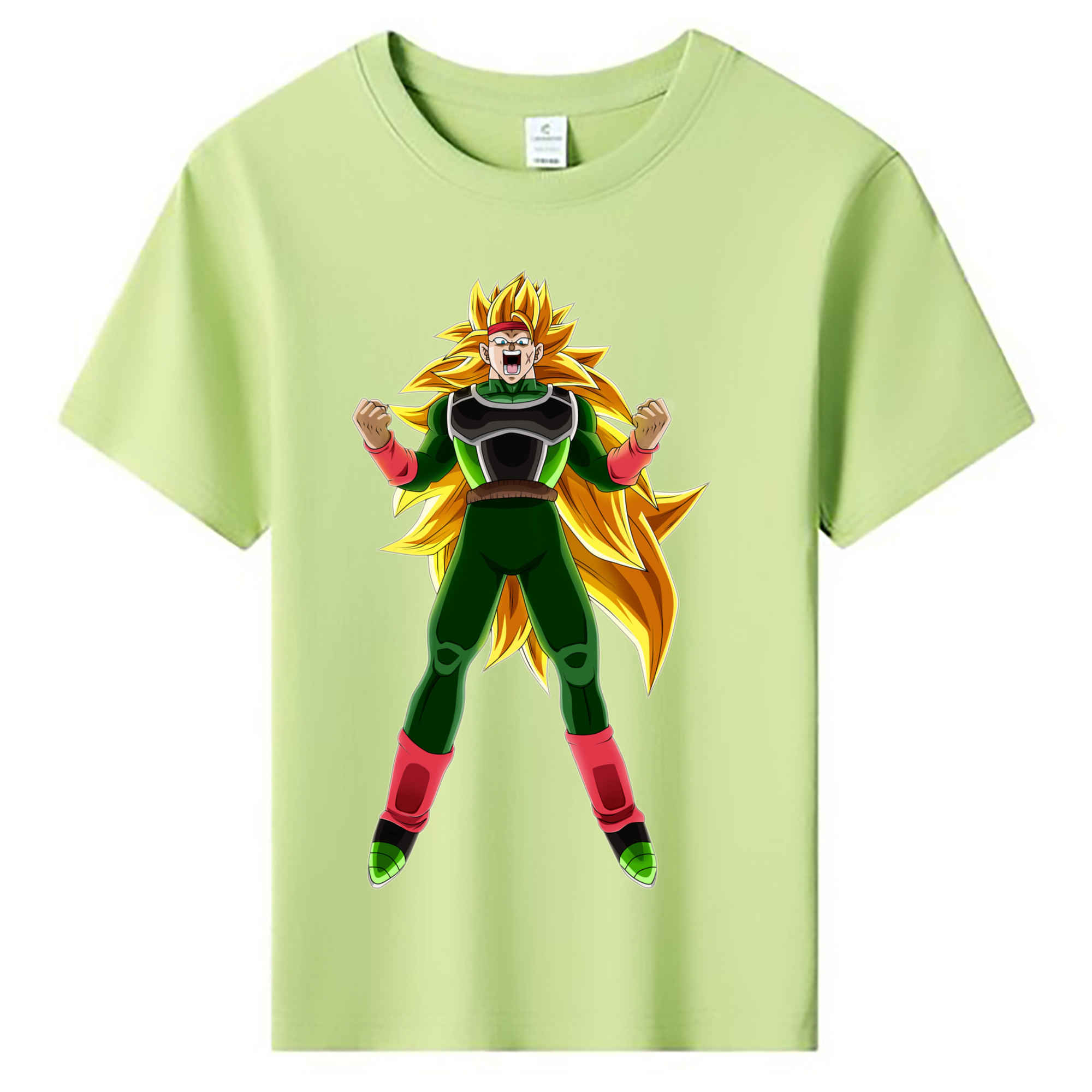 （画像用） ドラゴンボール ブロリー DRAGON BALL Broli 綿100％キッズTシャツ（フロントプリント）